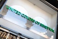 United Colors of Benetton store exterior Royalty Free Stock Photo