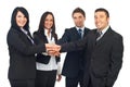 United group of business people Royalty Free Stock Photo