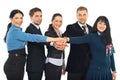 United group of business people Royalty Free Stock Photo