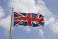 Union Jack flag, Bermuda Royalty Free Stock Photo