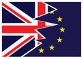 United Kingdom exit from the European Union Royalty Free Stock Photo