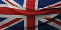 United kingdom flag background 3D render Royalty Free Stock Photo