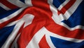 United kingdom flag background 3D render Royalty Free Stock Photo