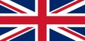 United Kingdom flag background. Royalty Free Stock Photo