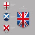 United Kingdom flag - England, Scotland, Ireland