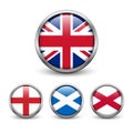 United Kingdom flag -England, Scotland, Ireland. Union Jack Royalty Free Stock Photo