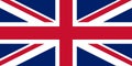 United Kingdom flag isolated in official colors and proportion correctly vector Royalty Free Stock Photo