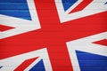 United Kingdom Flag painted on Brick Wall Royalty Free Stock Photo