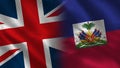 United Kingdom and Haiti Royalty Free Stock Photo