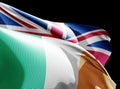 United Kingdom and Ireland flags