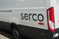 Logo for SERCO. Privately owned public service provider