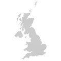 United Kingdom map dotted pattern Royalty Free Stock Photo
