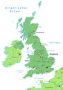 United Kingdom - Map of United Kingdom - High Detailed