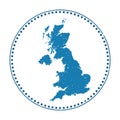United Kingdom sticker. Royalty Free Stock Photo