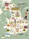 United Kingdom travel map