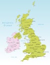 United Kingdom vector map