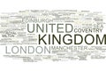 United Kingdom word cloud
