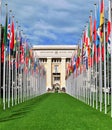 United Nation building, Geneva Royalty Free Stock Photo