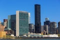 United Nations Building in New York Royalty Free Stock Photo