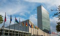 United Nations Building in New York Royalty Free Stock Photo