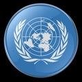 United Nations Flag Icon Royalty Free Stock Photo