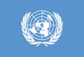 United Nations Flag Vector Royalty Free Stock Photo