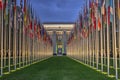 United-Nations, Geneva, Switzerland, HDR Royalty Free Stock Photo