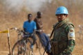United Nations guard in Africa
