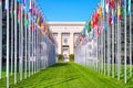 The United Nations Office at Geneva, Switzerland Royalty Free Stock Photo