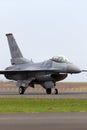 United Staes Air Force USAF Lockheed F-16CJ taxiing at Avalon Airport