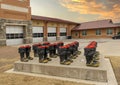 `United We Stand` by Eric McGehearty at Fort Fire Station Number 8 in Texas.