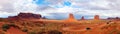 United States USA America Monument Valley Panorama Arizona Utah Far West Royalty Free Stock Photo