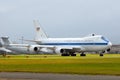 United States Air Force Boeing E-4B Nightwatch NEACP (National Emergency Airborne Command Post) aircraft.