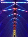 United States Air Force Cadet Chapel stained glass ceiling