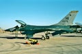 United States Air Force General Dynamics F-16A waiting for its next mission.