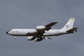 United States Air Force USAF Boeing KC-135R Stratotanker aerial refueling aircraft from the 203rd Air Refueling Squadron, 154th