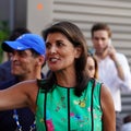 United States Ambassador to the United Nations Nikki Haley attends 2018 US Open day session at USTA National Tennis Center Royalty Free Stock Photo