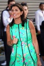 United States Ambassador to the United Nations Nikki Haley attends 2018 US Open day session at USTA National Tennis Center Royalty Free Stock Photo