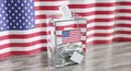 United States of America - ballot box - voting, election concept Royalty Free Stock Photo