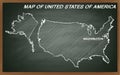 United States of America on blackboard