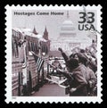 US Postage stamp Royalty Free Stock Photo