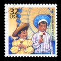 US - Postage stamp Royalty Free Stock Photo