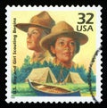 US Postage stamp Royalty Free Stock Photo