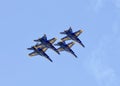 Navy Blue Angels in Flight