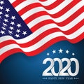 2020 United States of America Happy new year Design 2