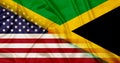 USA and Jamaica Country flags