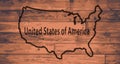 USA Map Brand