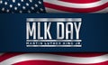 United States of America MLK Day Background Design Royalty Free Stock Photo