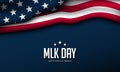 United States of America MLK Day Background Design Royalty Free Stock Photo