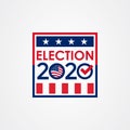 2020 United States of America presidential election vote banner